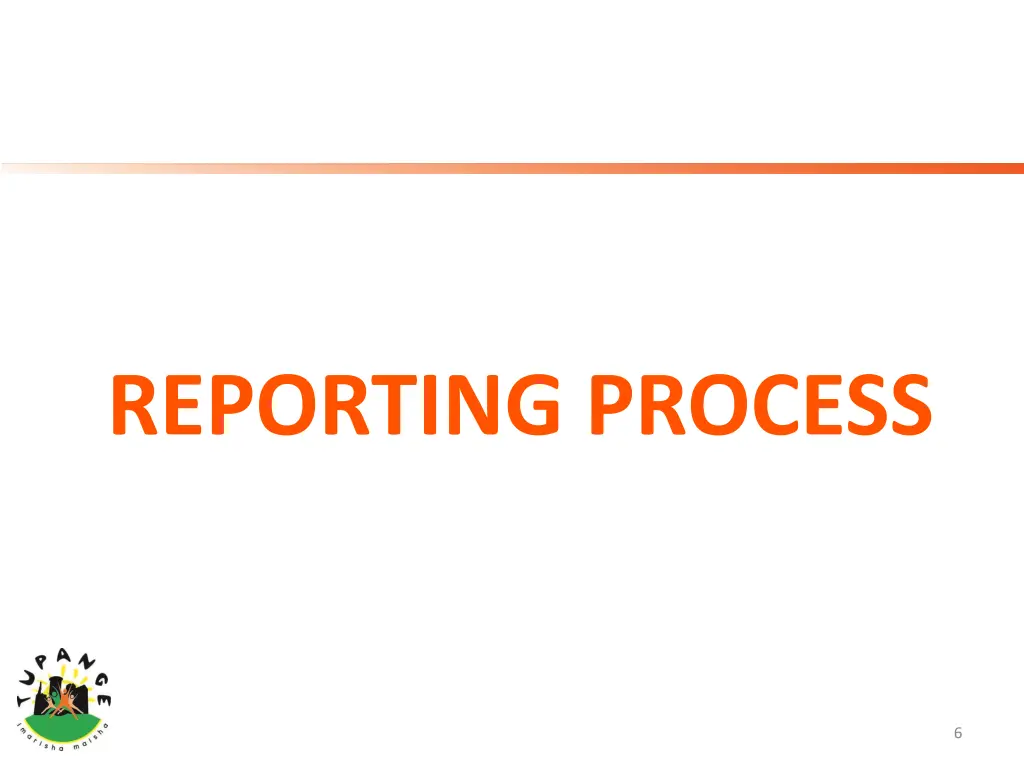 reporting process