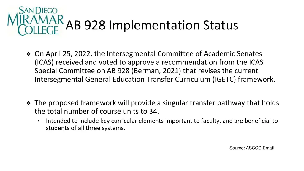 ab 928 implementation status