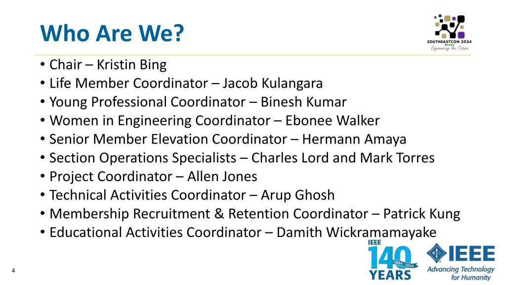 who are we