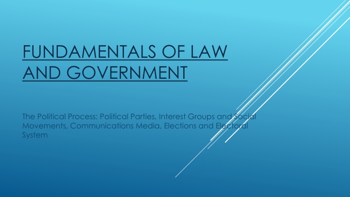 fundamentals of law and government