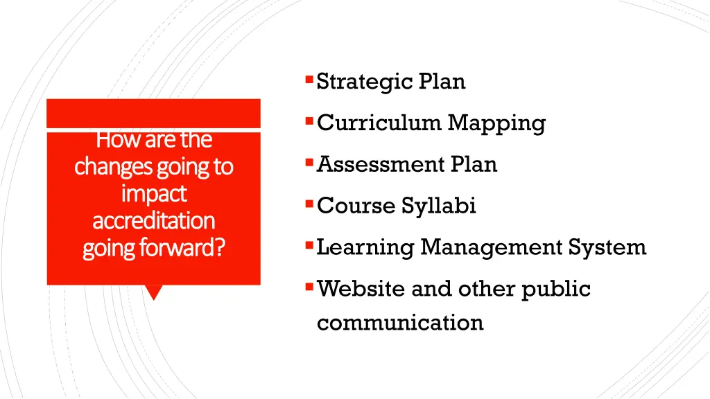 strategic plan curriculum mapping assessment plan