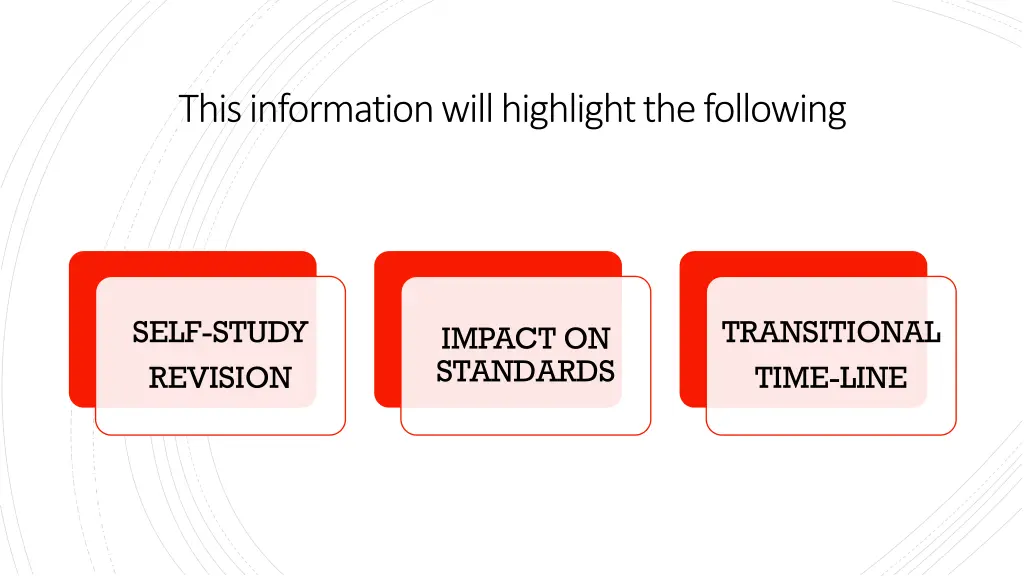 this information will highlight the following