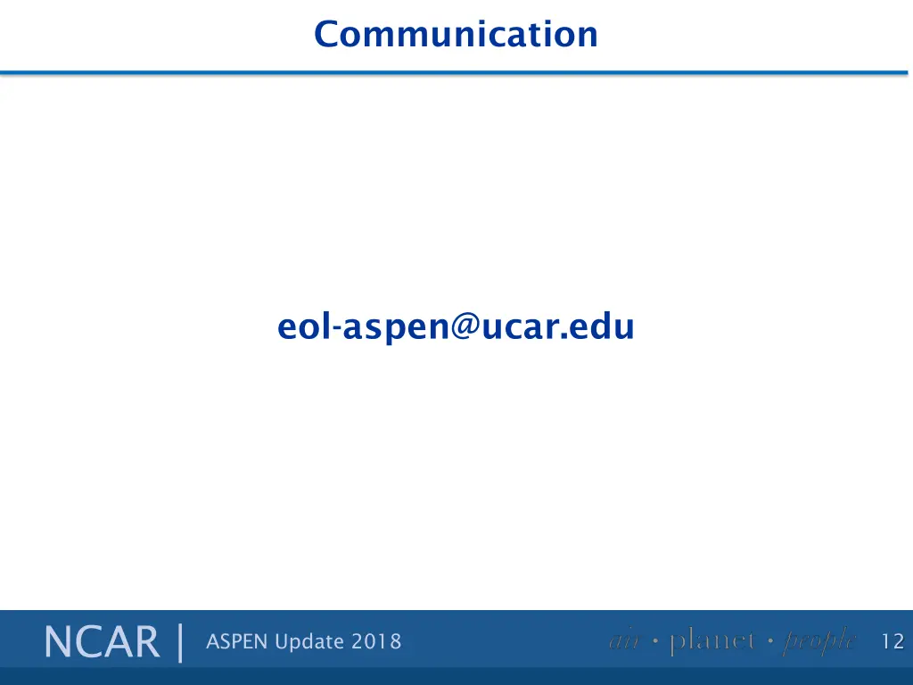 communication