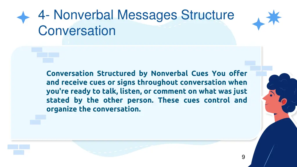 4 nonverbal messages structure conversation