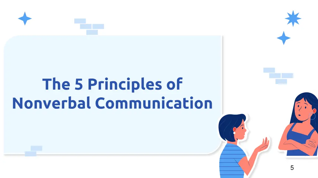 the 5 principles of nonverbal communication