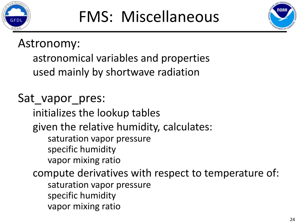 fms miscellaneous