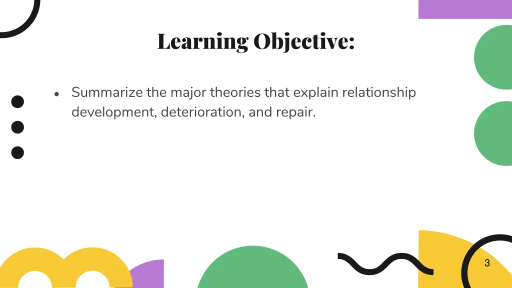 learning objective