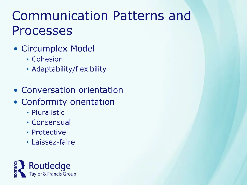 communication patterns and processes