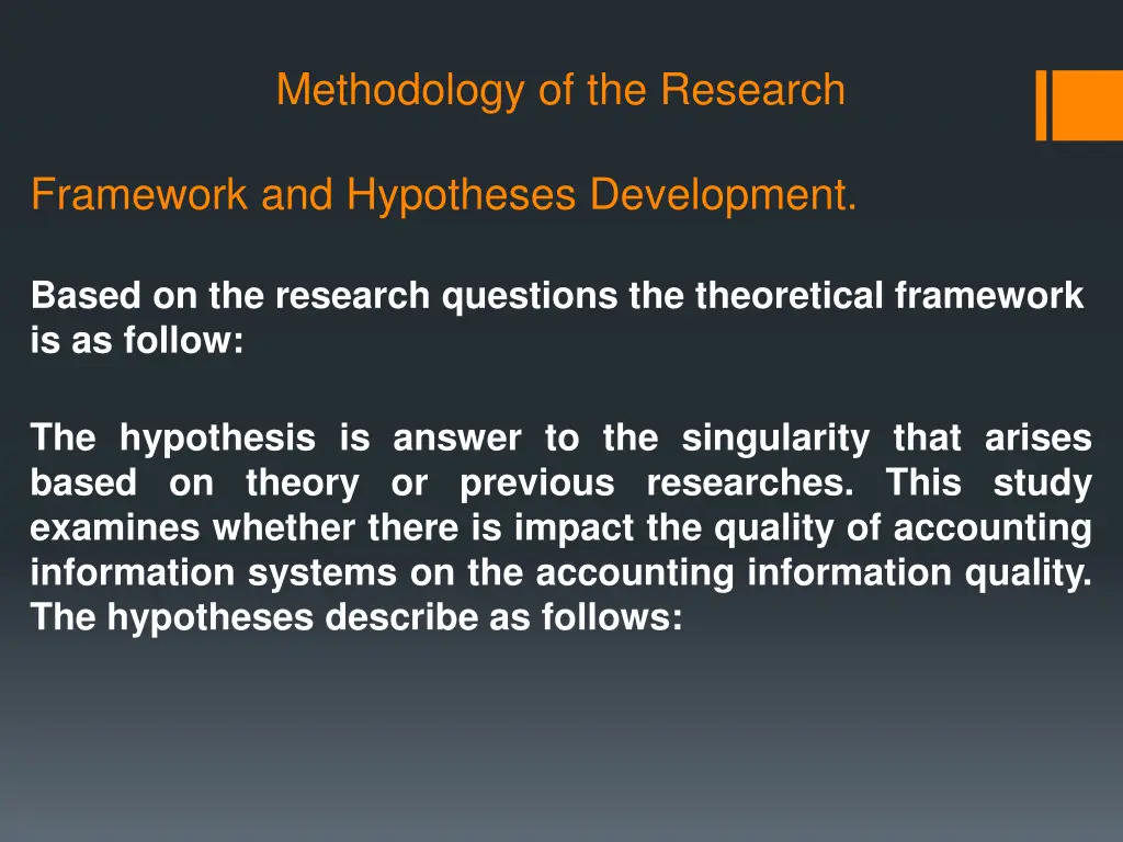 methodology of the research