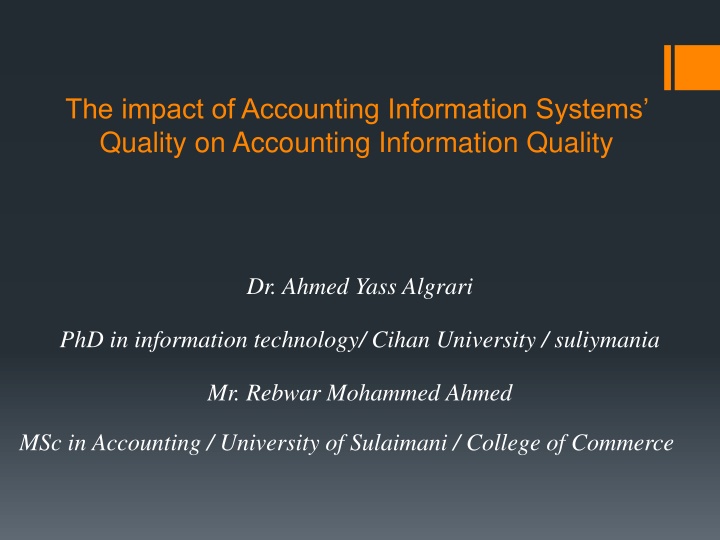 the impact of accounting information systems