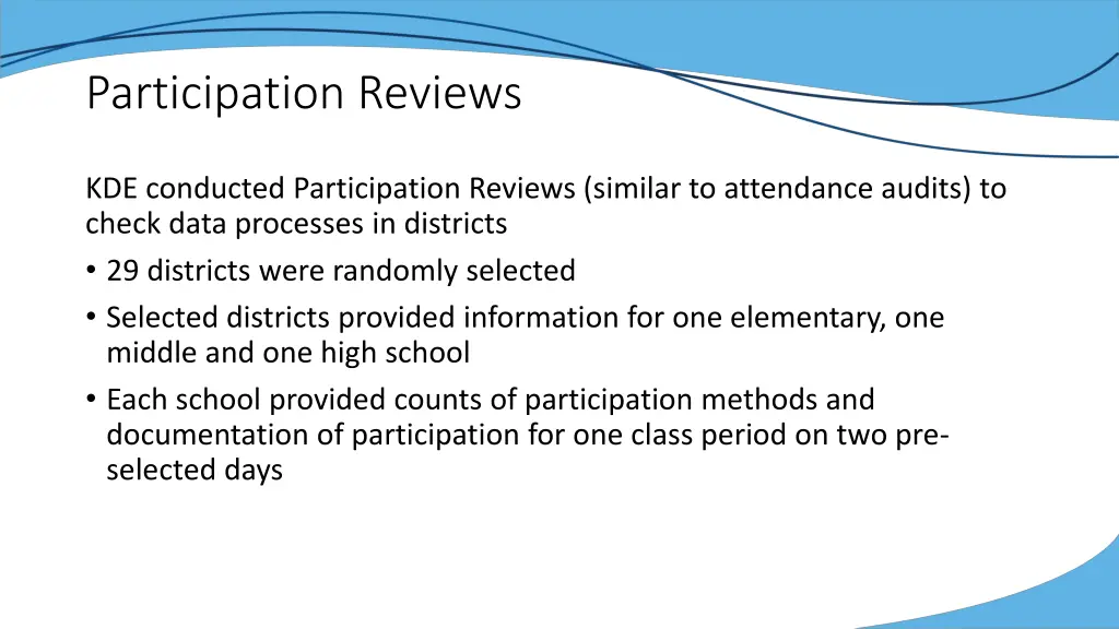 participation reviews