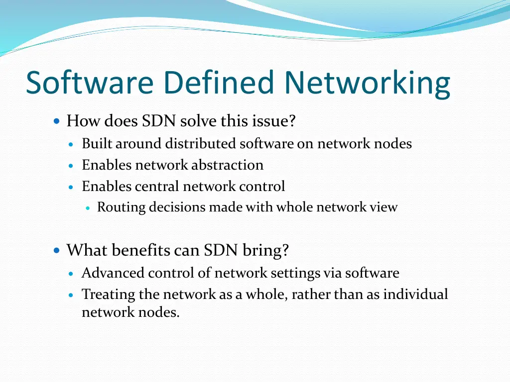software defined networking 1