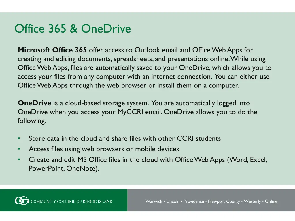 office 365 onedrive
