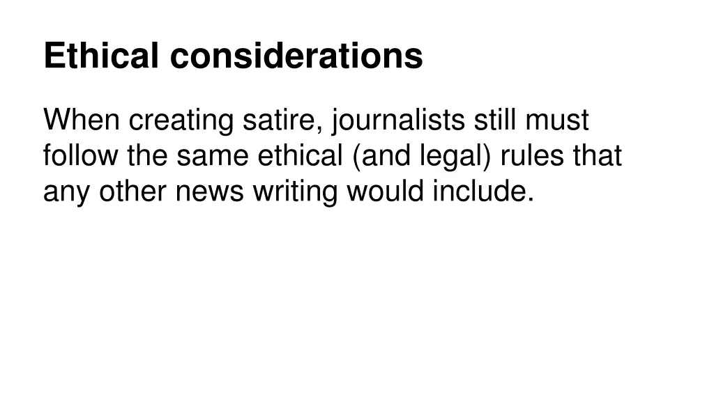 ethical considerations