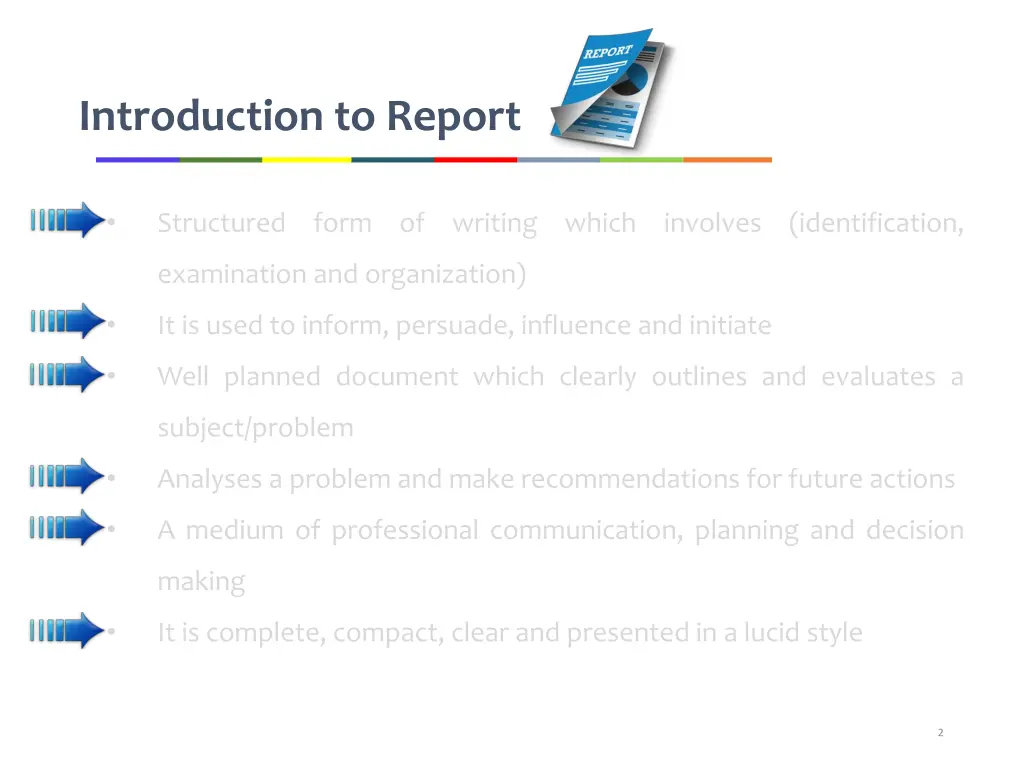 introduction to report