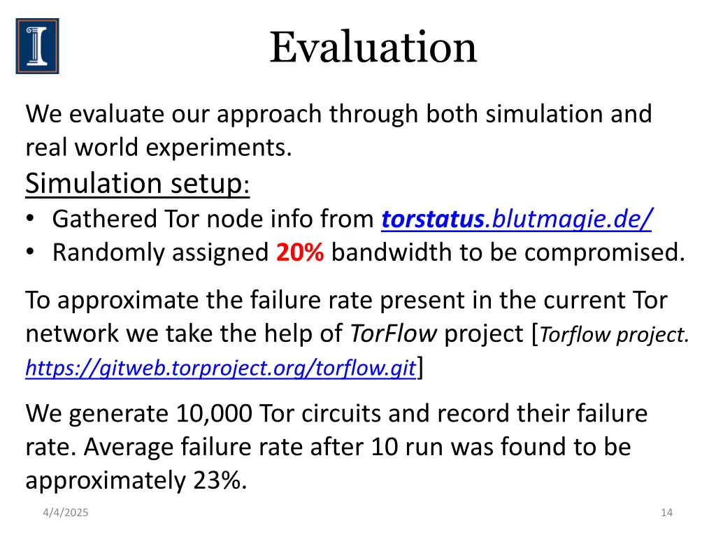 evaluation