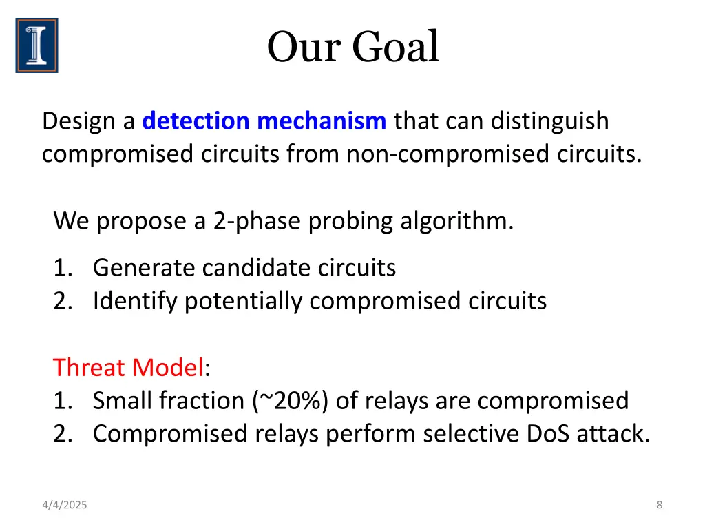 our goal