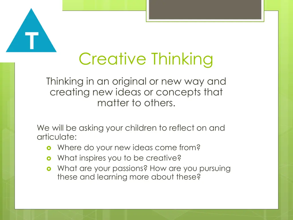creative thinking