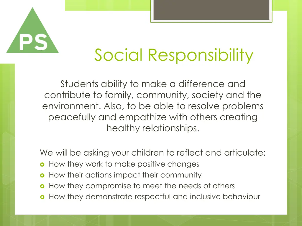social responsibility