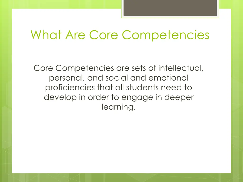 what are core competencies
