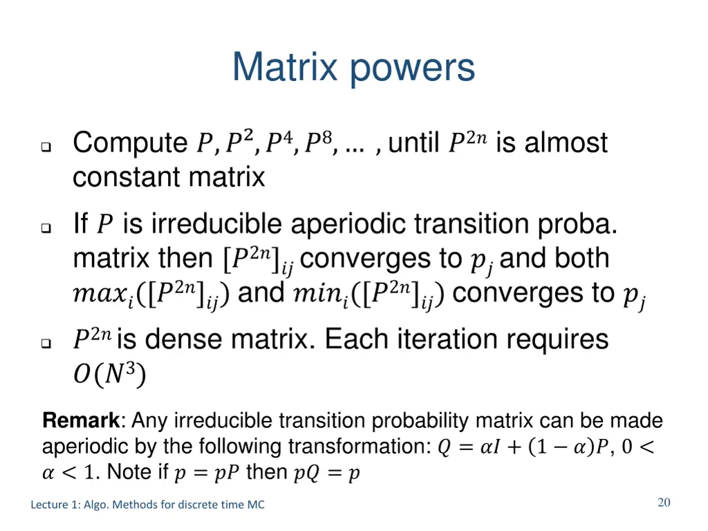 matrix powers
