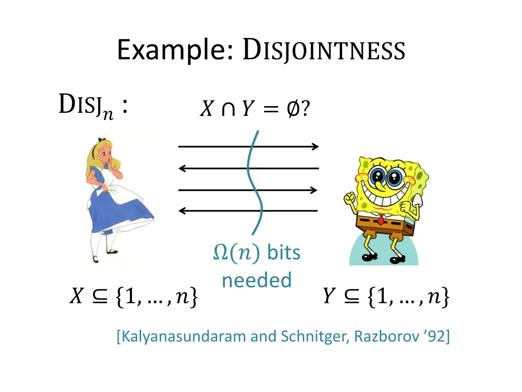 example d isjointness