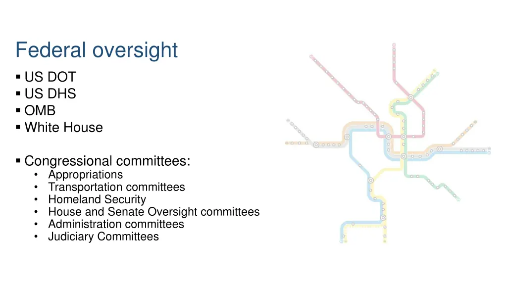federal oversight