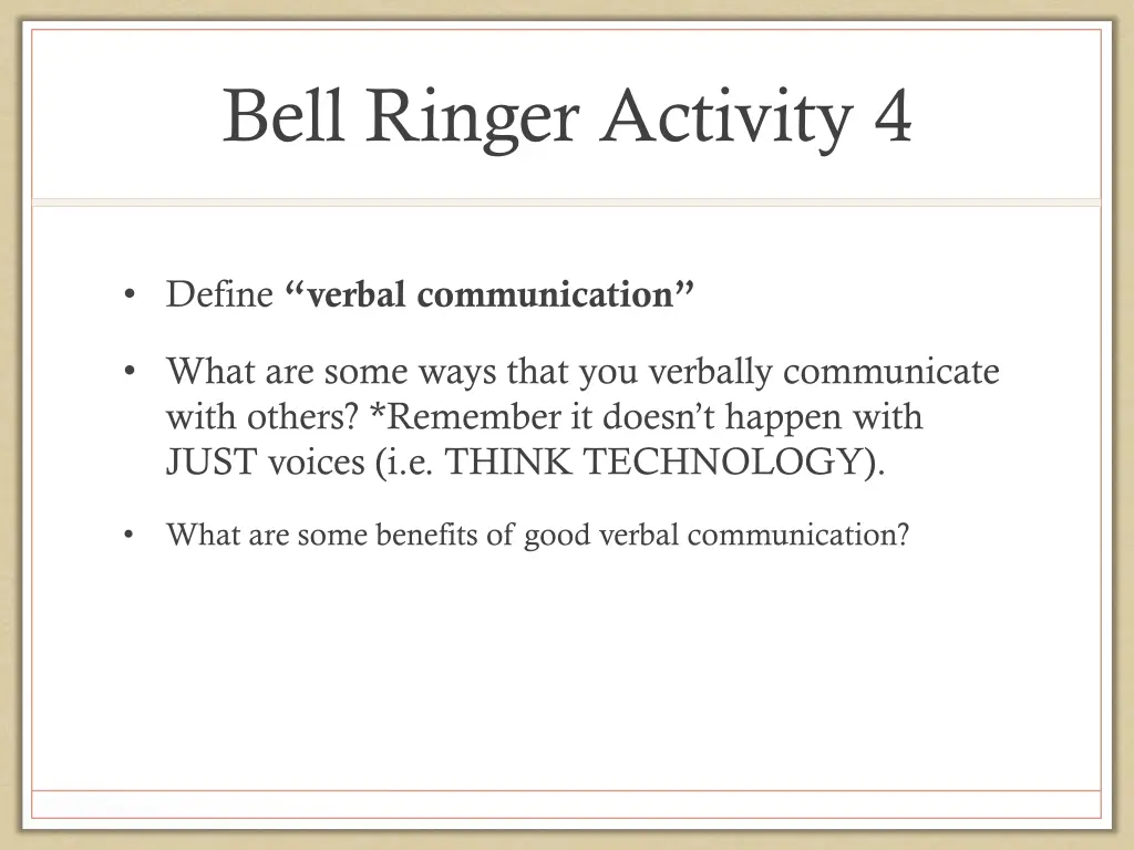 bell ringer activity 4