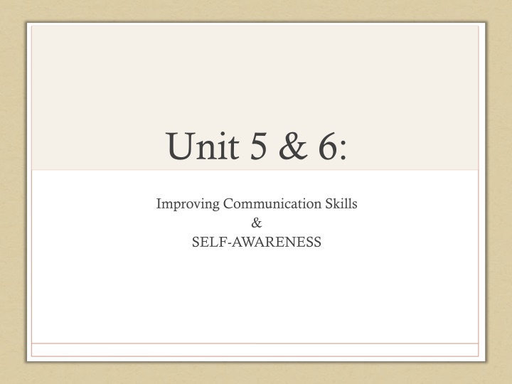 unit 5 6
