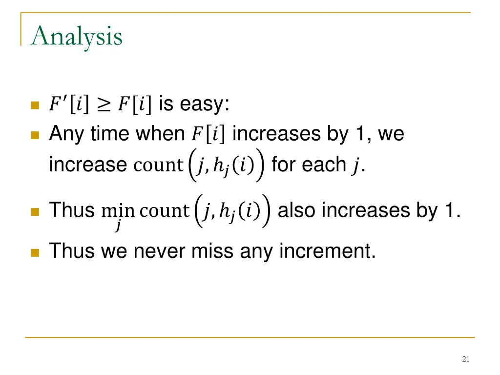 analysis
