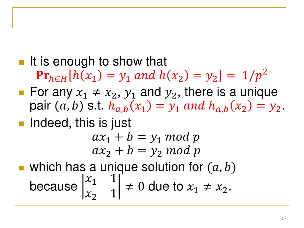 it is enough to show that