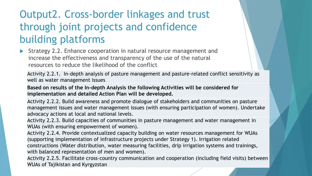output2 cross border linkages and trust through 1