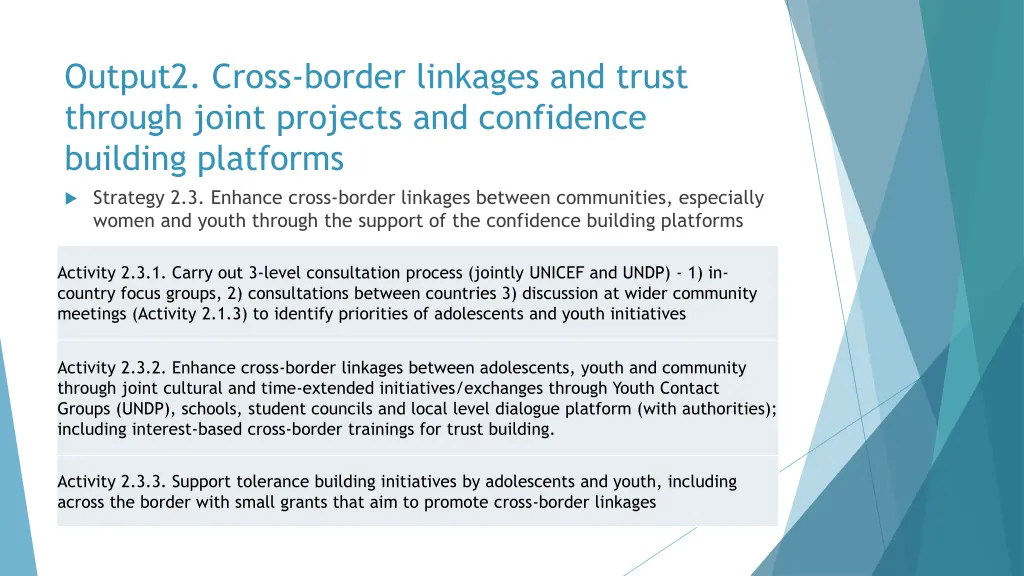 output2 cross border linkages and trust through 2