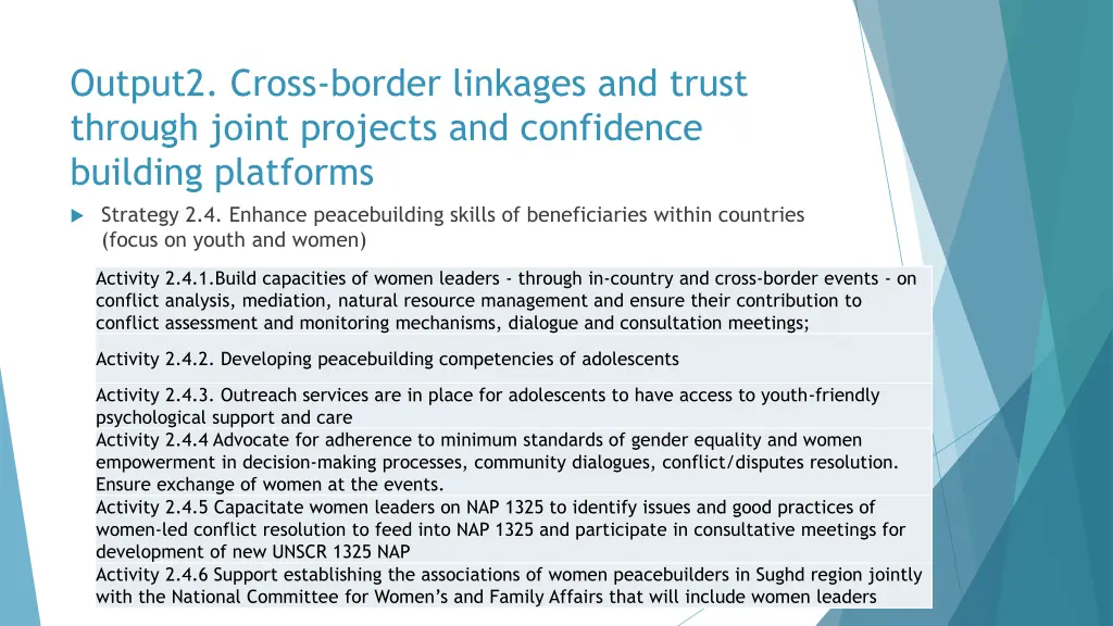 output2 cross border linkages and trust through 3