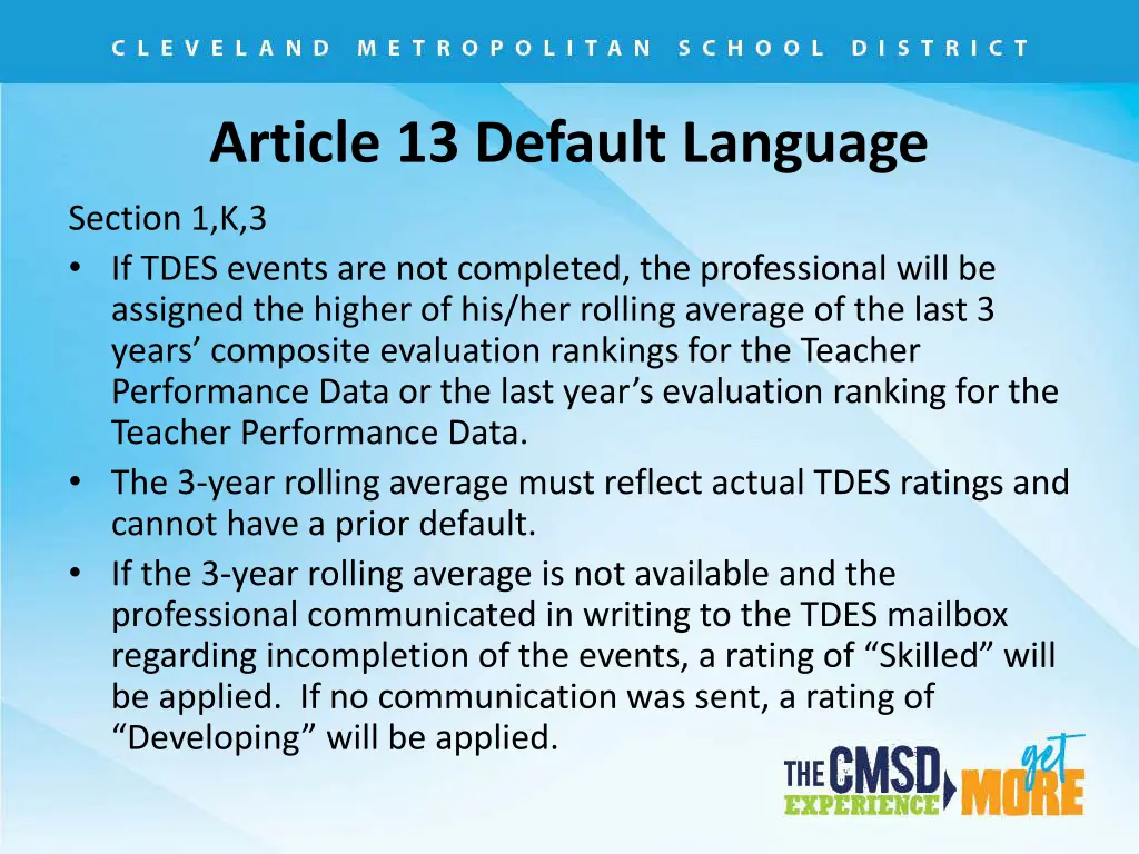 article 13 default language 1