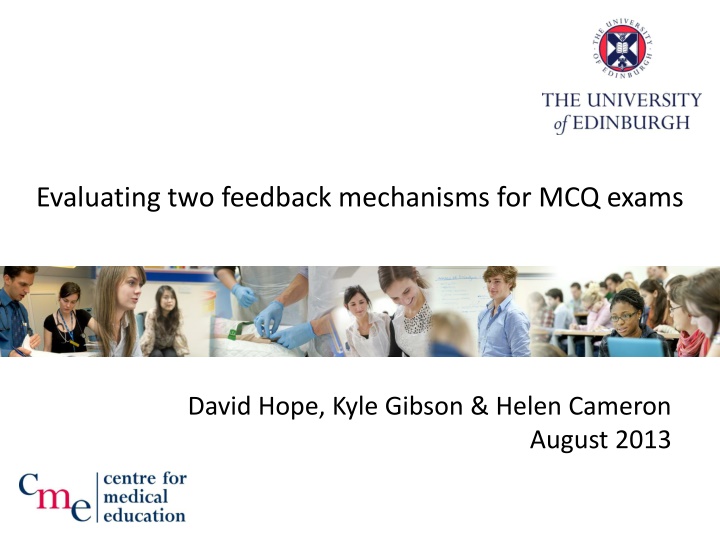 evaluating two feedback mechanisms for mcq exams