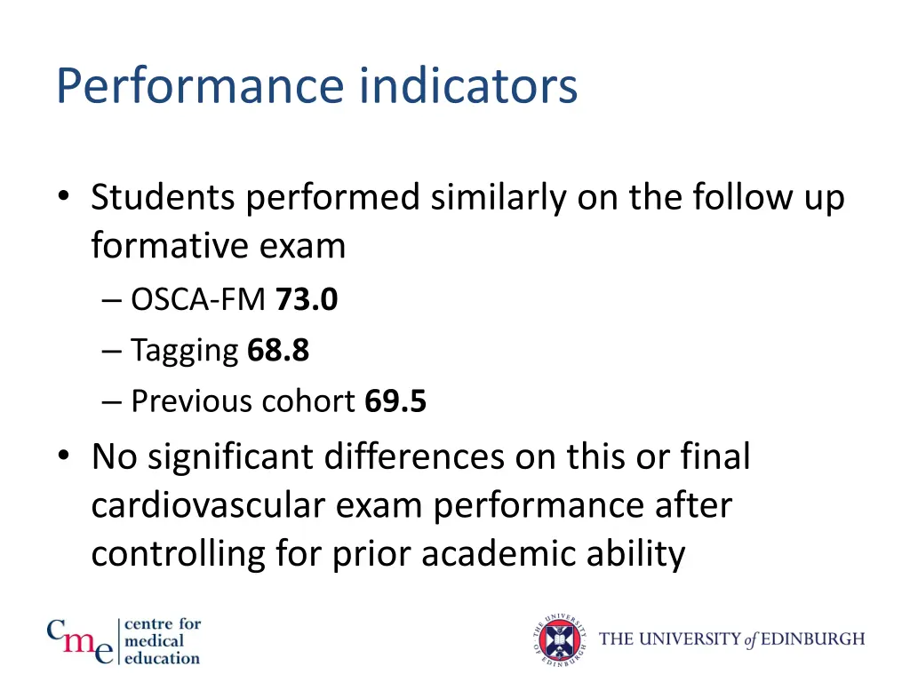 performance indicators
