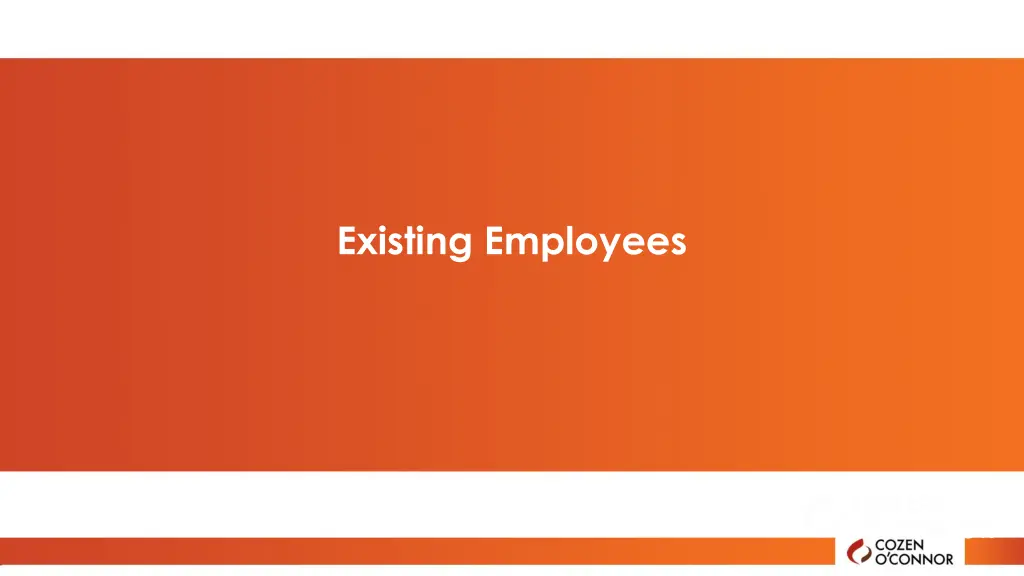 existing employees