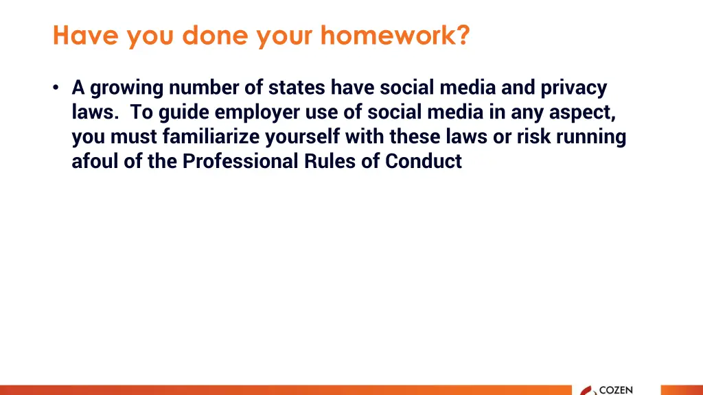 have you done your homework