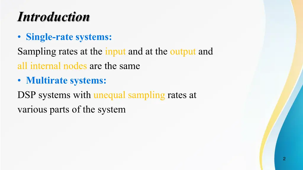introduction
