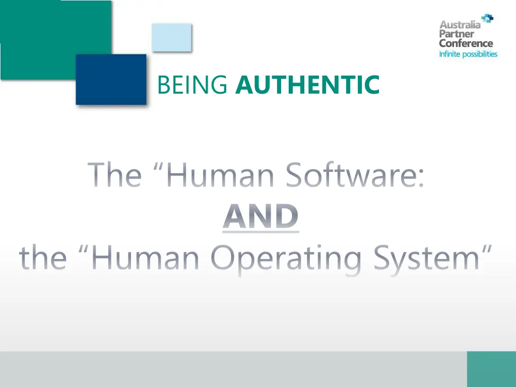 being authentic