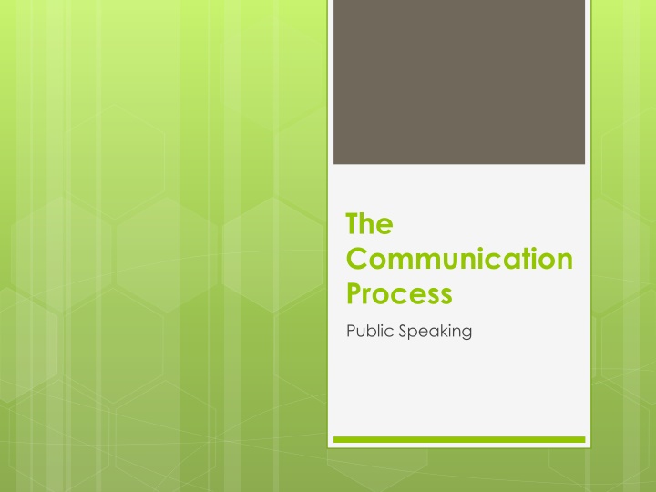 the communication process