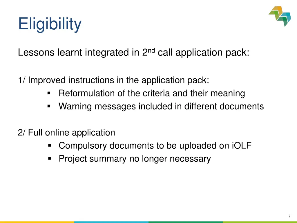eligibility 1