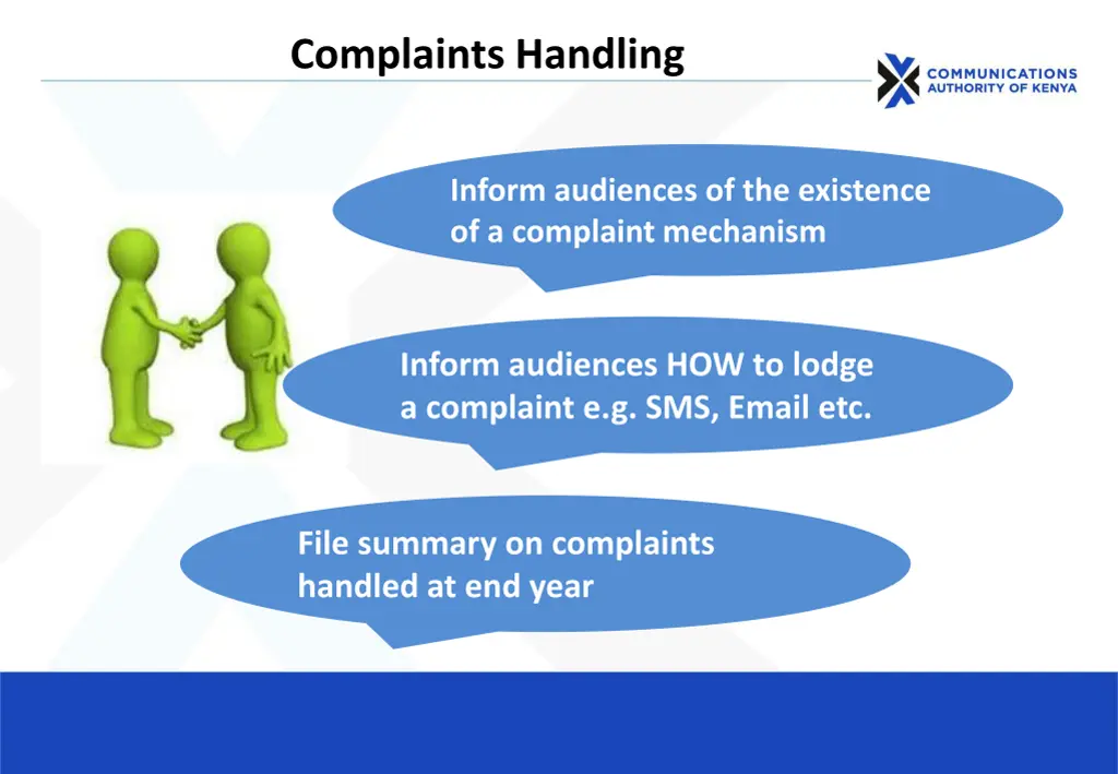 complaints handling