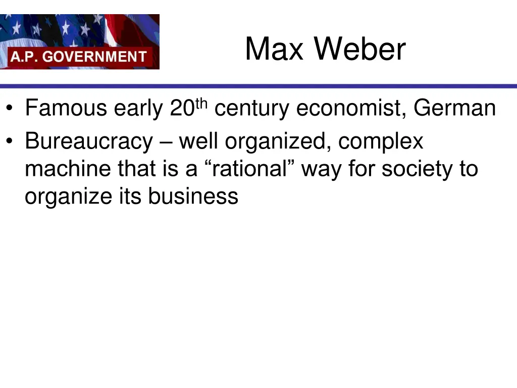 max weber