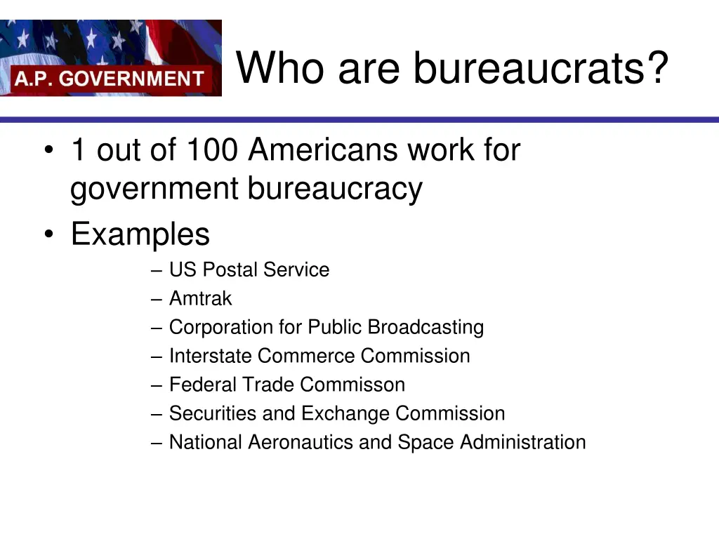 who are bureaucrats