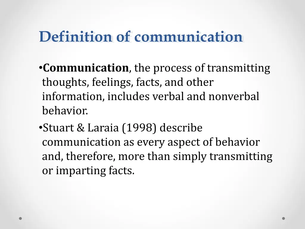 definition of communication