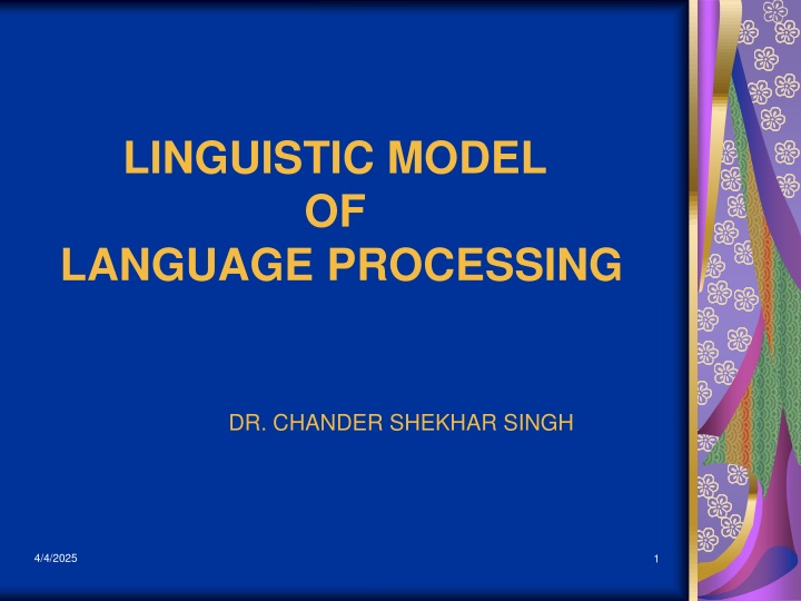 linguistic model of language processing