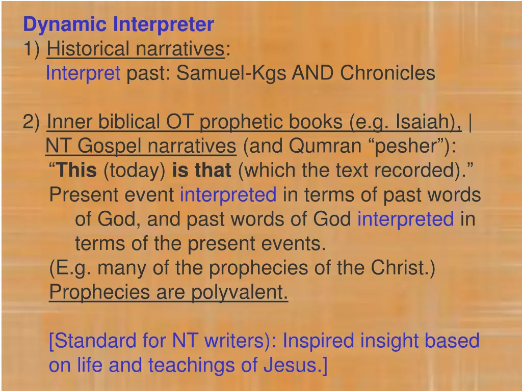 dynamic interpreter 1 historical narratives