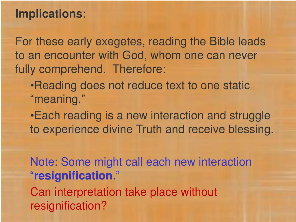 implications